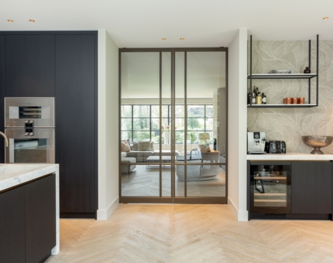 Stalen Deuren In Moderne Keuken