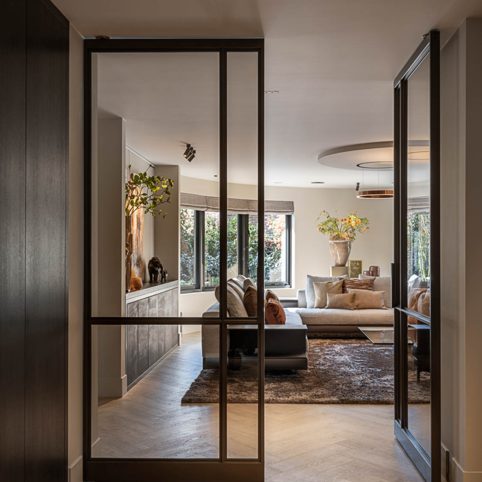 Stalen deuren in luxe villa op de Utrechtse Heuvelrug - De Rooy Steel Doors
